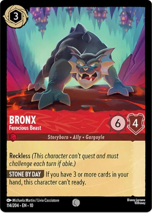 Bronx - Ferocious Beast Card Front