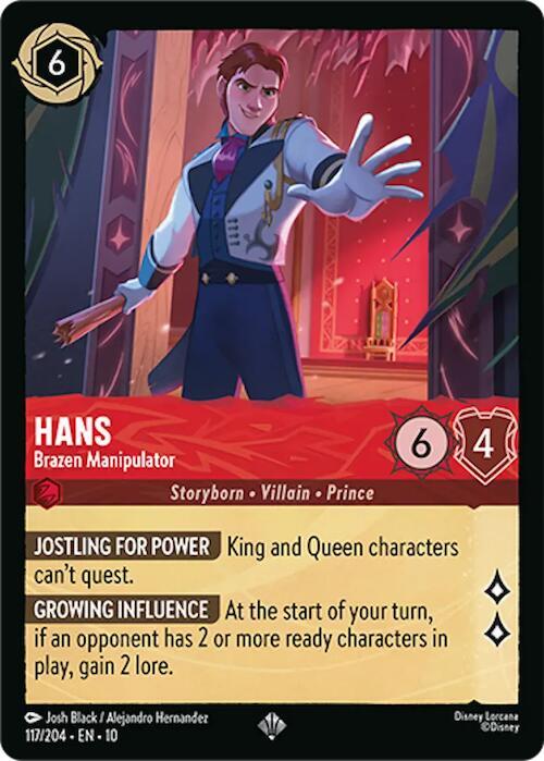 Hans - Brazen Manipulator Card Front