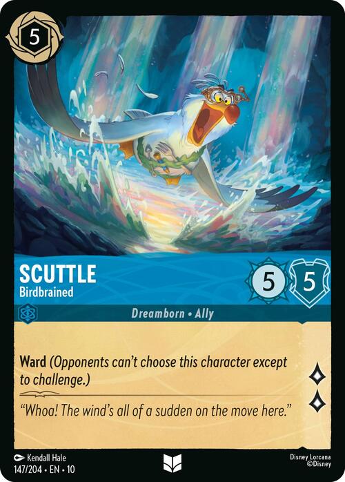 Scuttle - Birdbrained Card Front