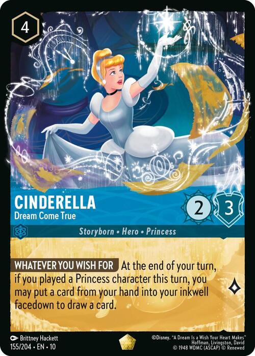 Cinderella - Dream Come True Card Front