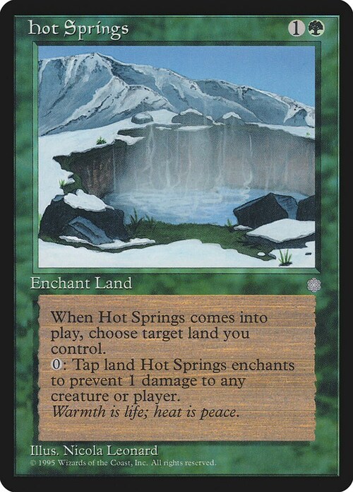 Hot Springs Card Front