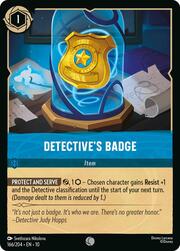 Detectives Badge 166