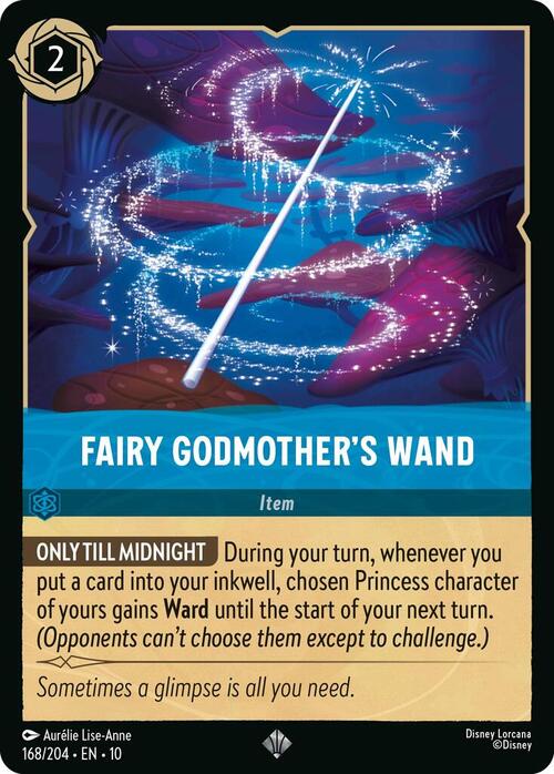 Fairy Godmothers Wand Card Front
