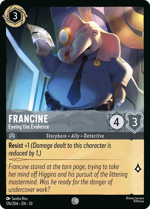 Francine - Eyeing the Evidence Card Front
