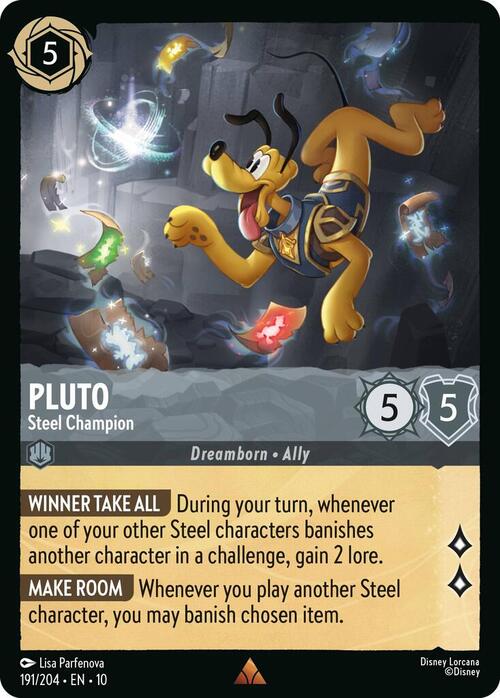 Pluto - Steel Champion Card Front