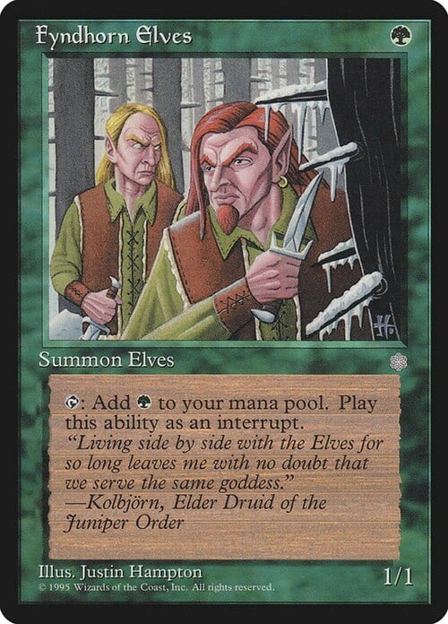 Fyndhorn Elves Card Front