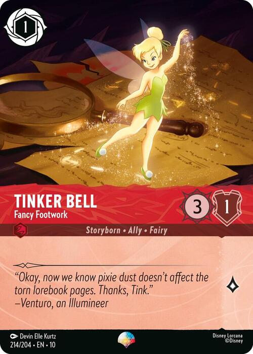 Tinker Bell - Fancy Footwork Frente