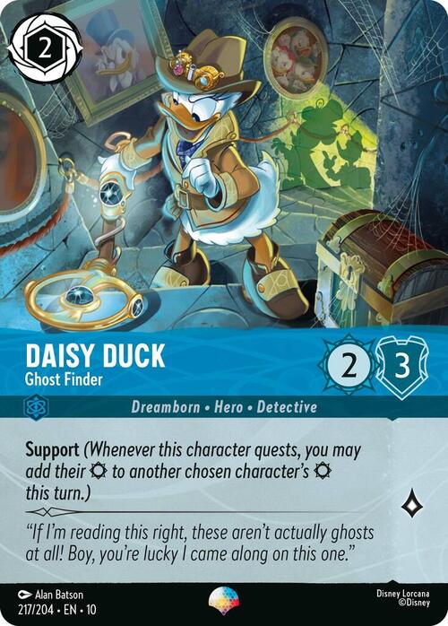 Daisy Duck - Ghost Finder Card Front