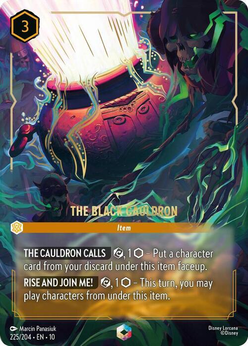 The Black Cauldron Card Front