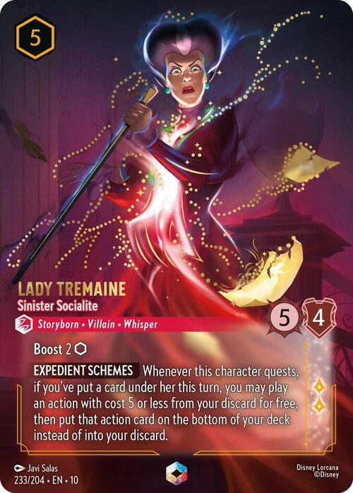 Lady Tremaine - Sinister Socialite Card Front