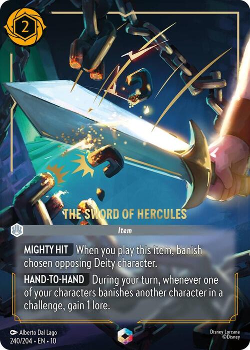 The Sword of Hercules Card Front