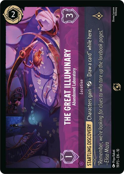 The Great Illuminary - Abandoned Laboratory Card Front
