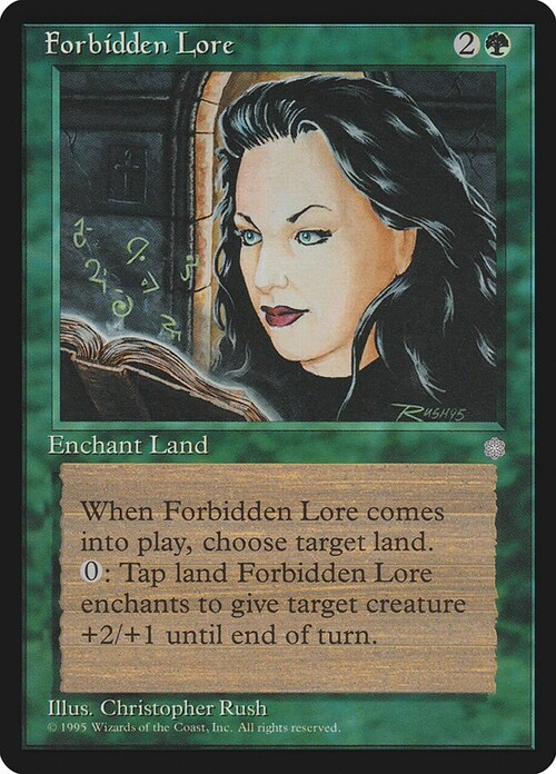 Forbidden Lore Card Front