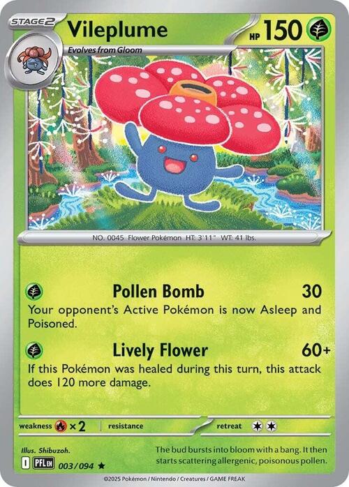 Vileplume Card Front