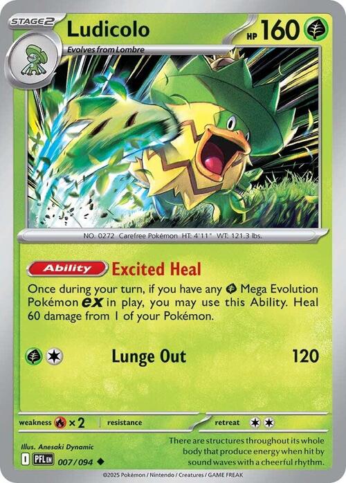 Ludicolo Card Front