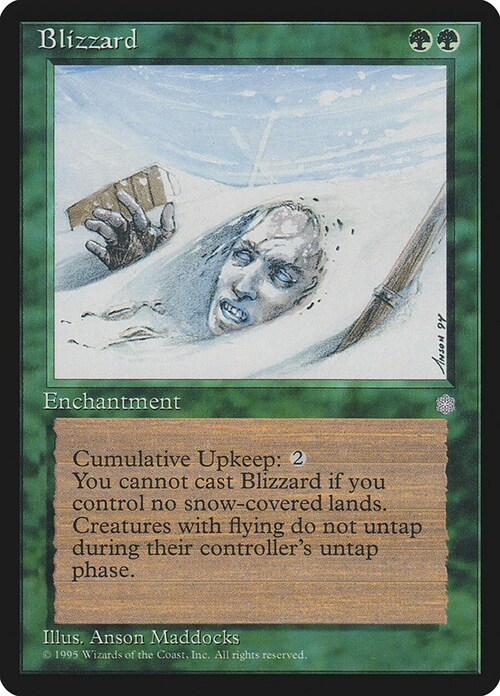 Blizzard Card Front