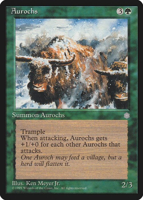 Aurochs Card Front