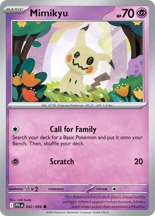 Mimikyu Card Front