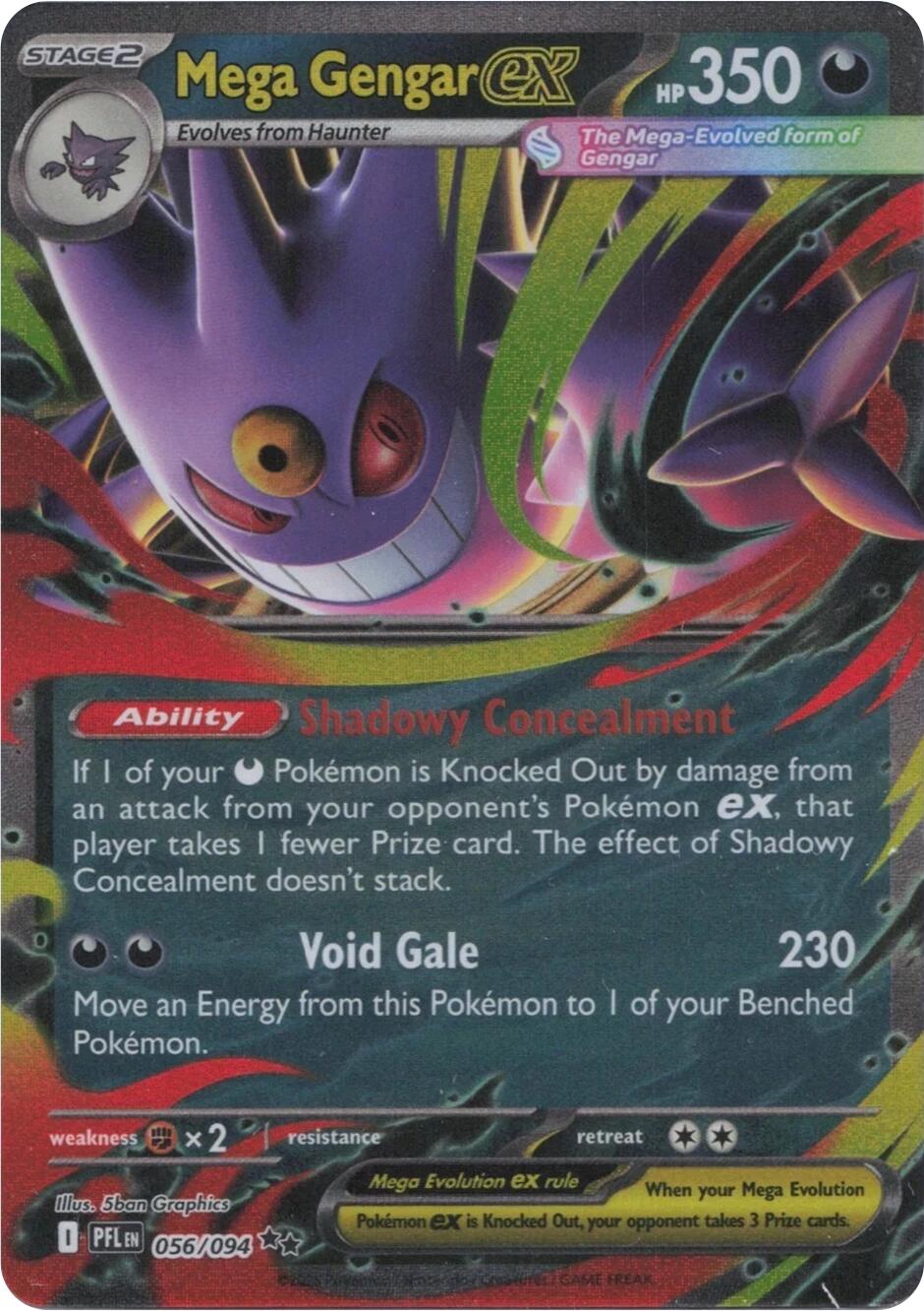 Mega Gengar ex Fiamme Spettrali | Pokémon | CardTrader