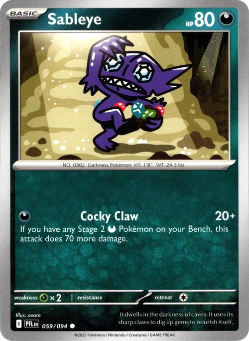 Sableye Card Front