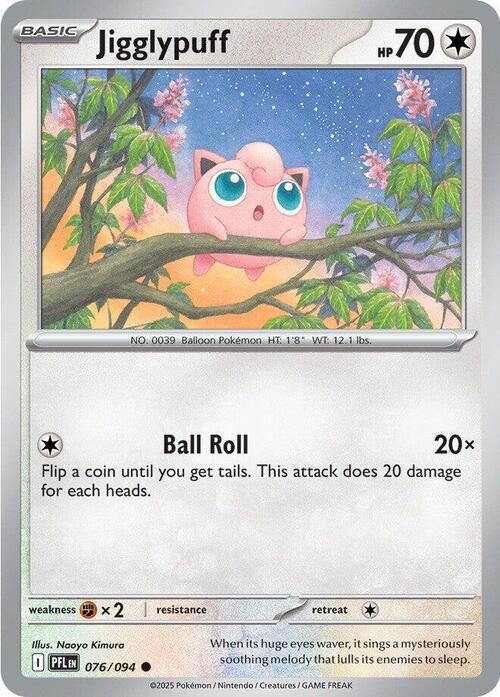 Jigglypuff Card Front