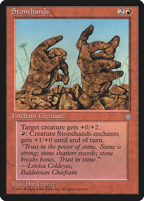 Stonehands Card Front