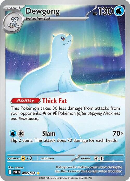 Dewgong Card Front