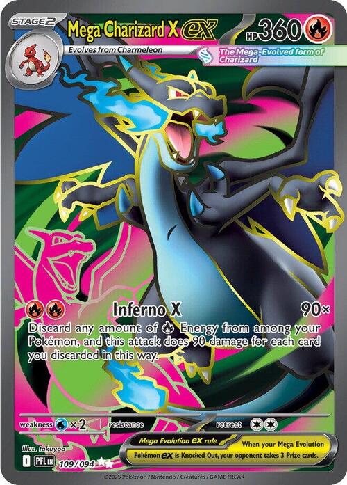 Mega Charizard X ex Card Front
