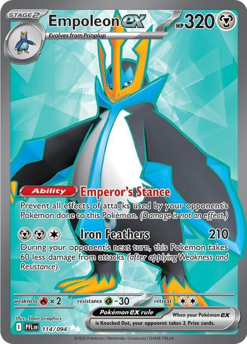 Empoleon ex Card Front
