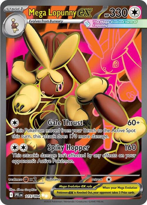 Mega Lopunny ex Frente
