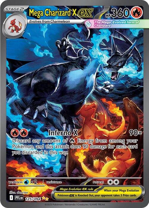 Mega Charizard X ex Card Front