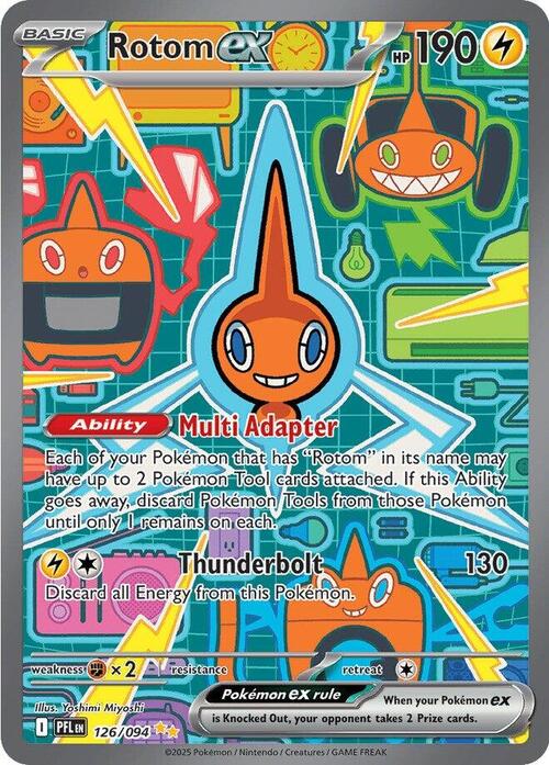 Rotom ex Card Front