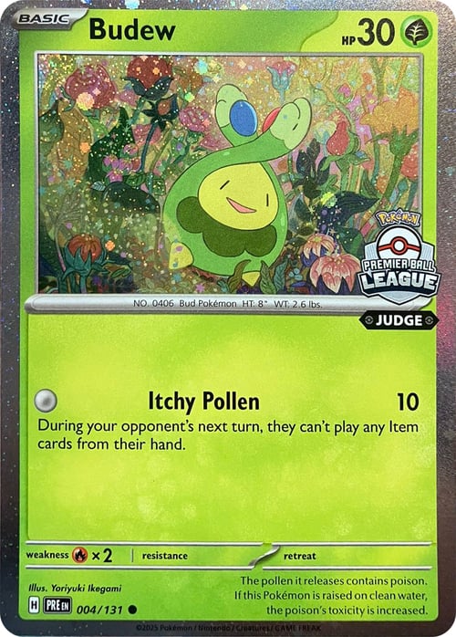 Budew Lv.8 Card Front