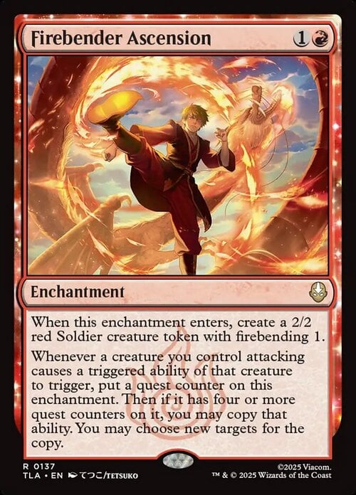 Firebender Ascension Card Front