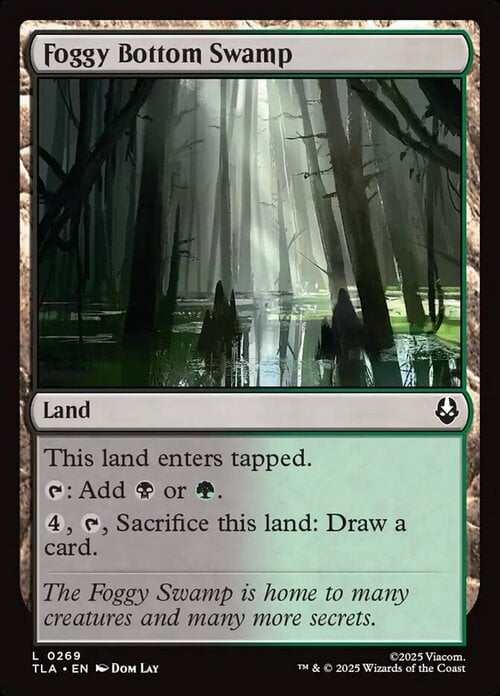 Foggy Bottom Swamp Card Front