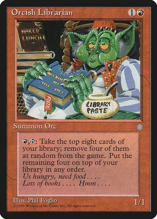 Orcish Librarian Card Front