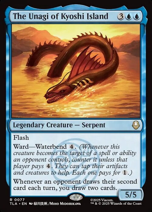 El unagi de la isla Kyoshi Frente