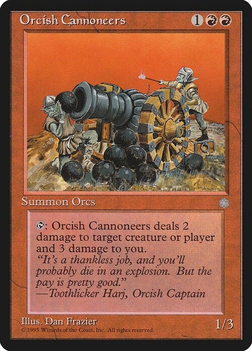 Orcish Cannoneers Card Front