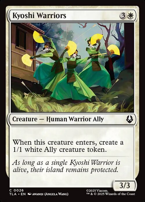 Guerriere di Kyoshi Card Front
