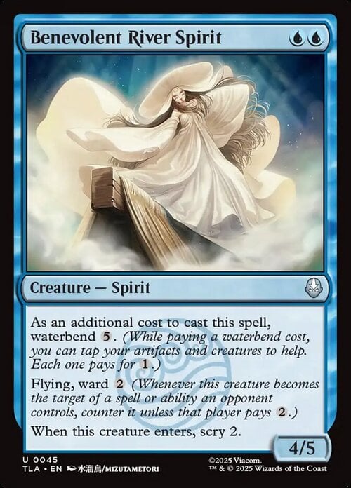 Benevolent River Spirit Card Front