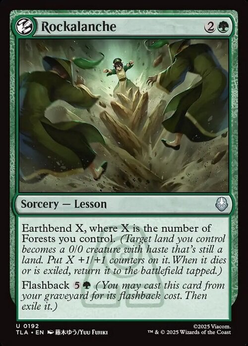 Rockalanche Card Front