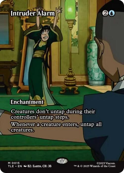 Intruder Alarm Card Front