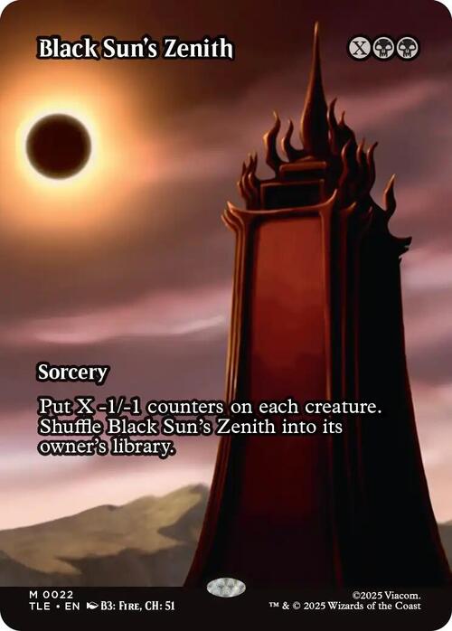 Black Sun's Zenith Card Front