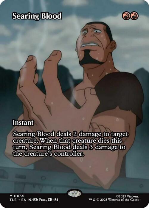 Searing Blood Card Front