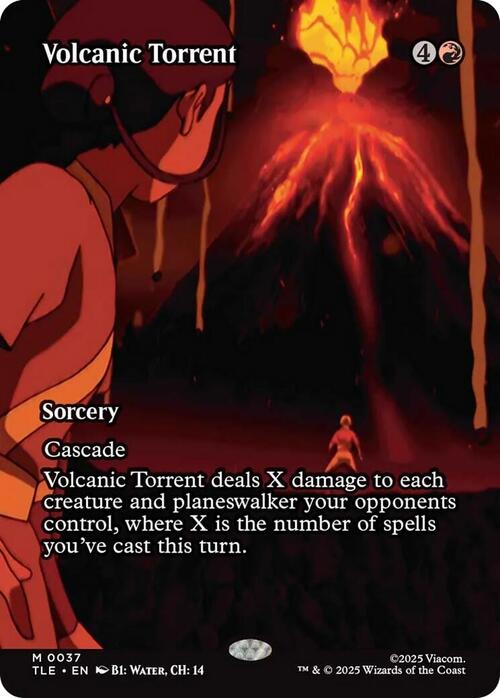 Volcanic Torrent Card Front