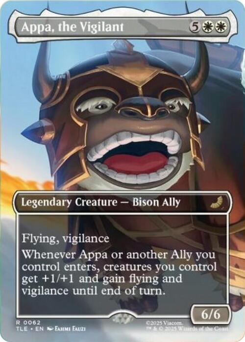 Appa, the Vigilant Card Front