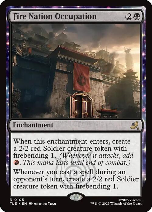 Fire Nation Occupation Card Front