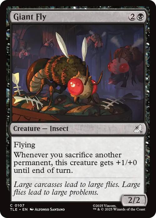 Giant Fly Card Front