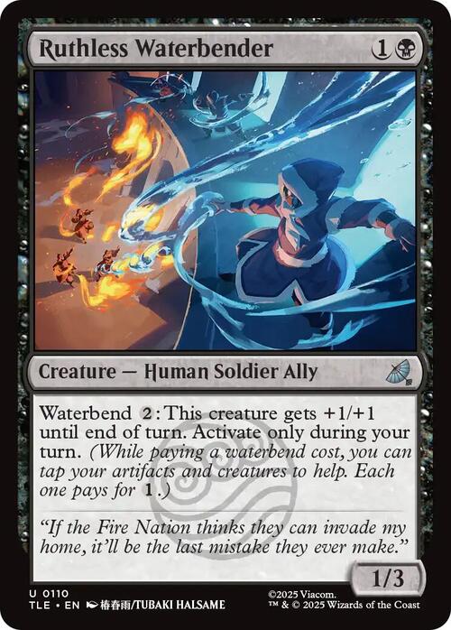 Ruthless Waterbender Card Front