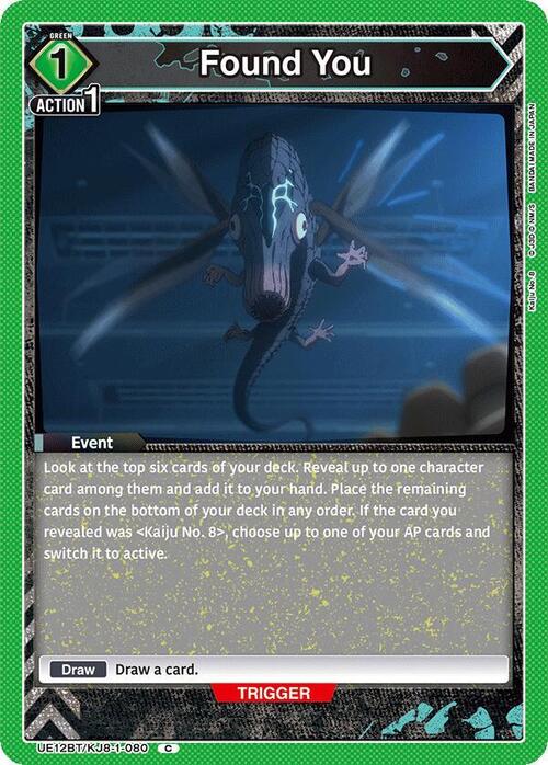 Found You Card Front